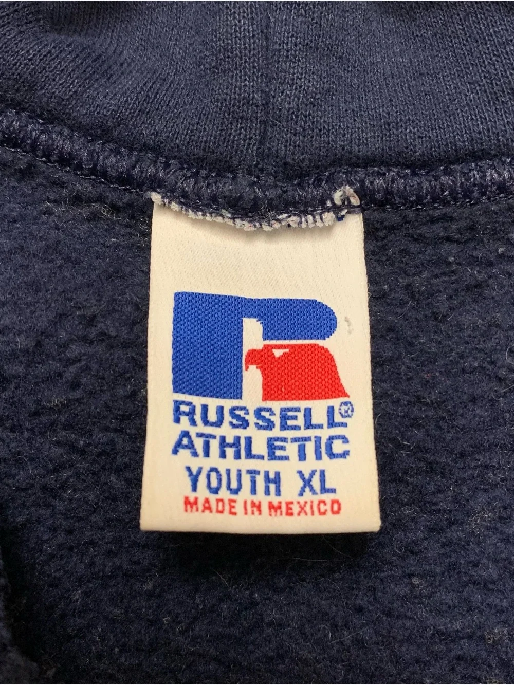 Vintage Y2K Girl Scout Patch Zip Hoodie Sweatshirt Youth XL Russell Athletic 00s
